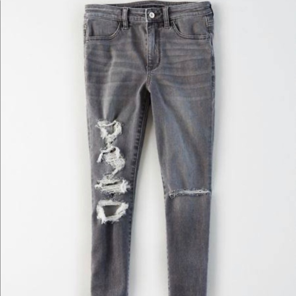 american eagle grey jeans